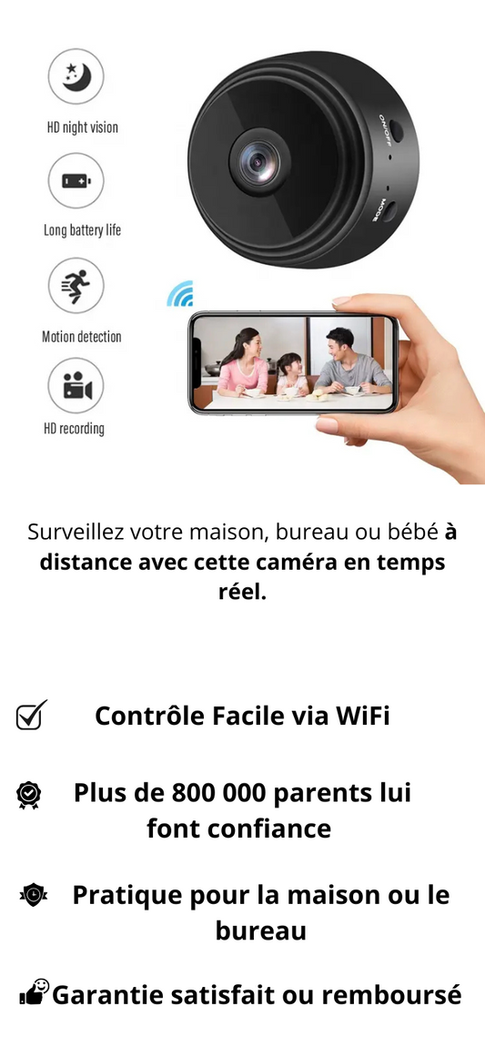 Caméra Intelligente + Application de contrôle à distance